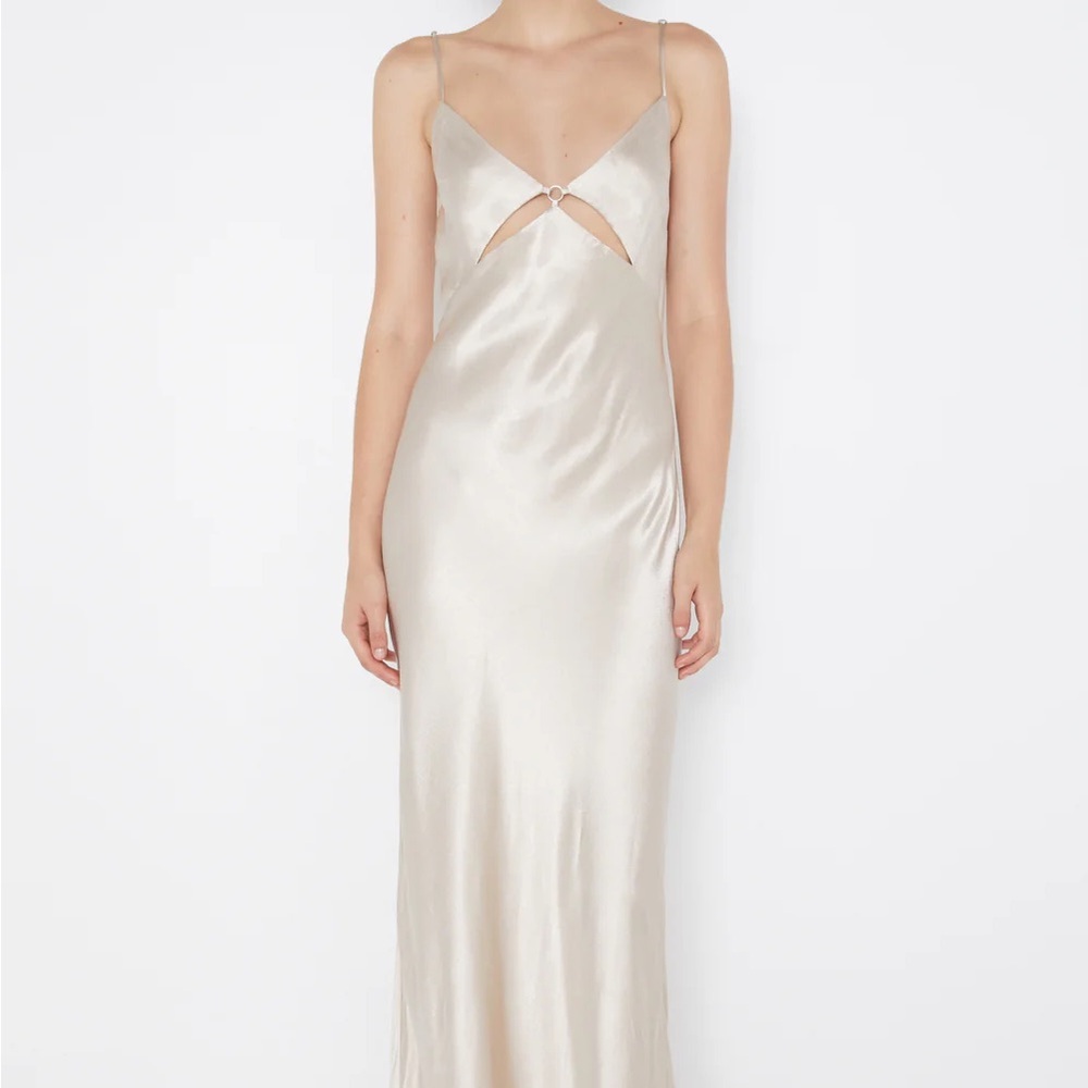 Bec & Bridge Cream Maxi Dress